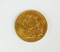Lot 535 - A George V sovereign, dated 1911