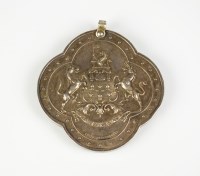 Lot 541 - A mid 19th century white metal Mayoral...
