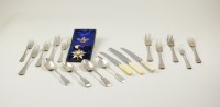 Lot 1 - A large collection of silver plated cutlery,...