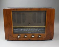 Lot 49 - A walnut cased Pye Fenman Two valve radio, 58...