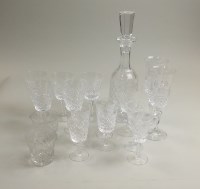 Lot 77 - A suite of Waterford glassware, including a...