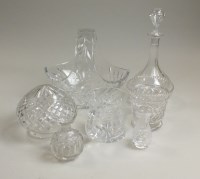 Lot 79 - A collection of glassware and crystal, 20th...