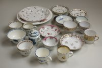 Lot 124 - 18th and 19th century English porcelain to...