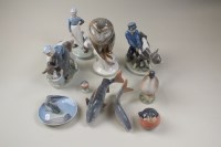 Lot 152 - A collection of Royal Copenhagen porcelain...