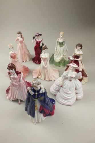 Lot 161 - Coalport ladies from the Ladies of Fashion...