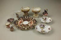 Lot 190 - Royal Crown Derby and Derby porcelain imari...