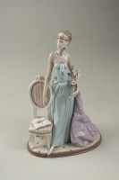 Lot 193 - A Lladro figure, A Lady of Taste, 1495, 36.5cm...