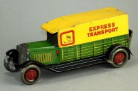 Lot 232 - Wells (UK) Pre-war clockwork tinplate Express...