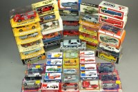 Lot 269 - Group of mostly European diecast cars plus...