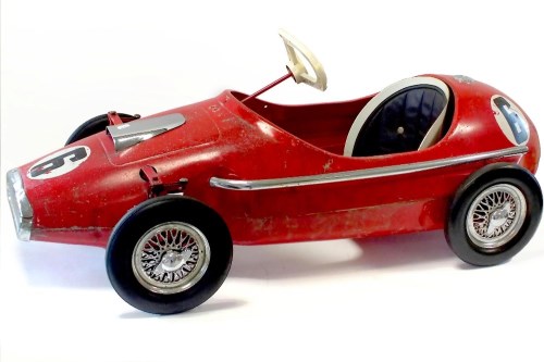 Lot 272 - Triang Grand Prix Racer pedal car circa 1960....