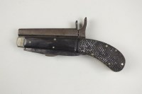 Lot 294 - A 19th century combination knife and...