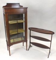 Lot 380 - An Edwardian mahogany and boxwood strung...