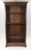 Lot 391 - A modern dark ash finish free-standing...