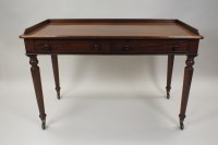 Lot 393 - A Victorian mahogany washstand with...