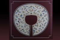 Lot 236 - Three Chinese embroidered silk panels or...