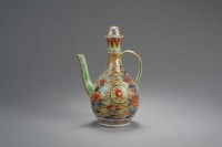 Lot 254 - A Japanese Imari ewer and cover Meiji period...