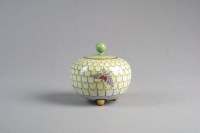 Lot 266 - A Japanese cloisonne koro and cover Meiji...
