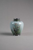 Lot 271 - A small Japanese cloisonne vase Meiji/Taishio...