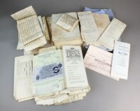 Lot 117 - QUANTITY of deeds, indentures, insurance...