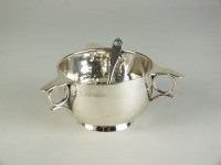 Lot 184 - A three handled silver bowl, Jay, Richard...