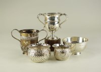 Lot 185 - A Victorian silver two handled cup, Harrison...