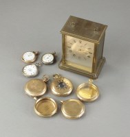 Lot 235 - A large assortment of watch cases, tools and...