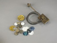 Lot 242 - A collection of watchmakers tools, watch...