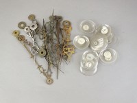 Lot 245 - A large collection of watch and clock parts,...