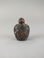 Lot 273 - A Chinese tortoiseshell snuff bottle Qing...