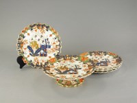 Lot 305 - A Copeland late 19th century, Imari dessert...