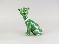 Lot 332 - A Mosanic pottery cat, late 19th/early 20th...