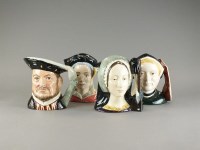 Lot 341 - Royal Doulton character jugs, comprising Henry...