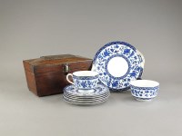 Lot 345 - A Royal Doulton part tea service transfer...