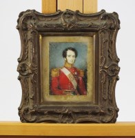 Lot 437 - British school, 19th century, portrait...