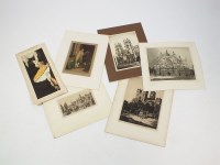 Lot 454 - A collection of early 20th century unframed...