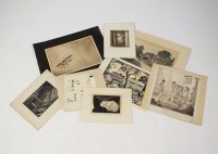 Lot 456 - A collection of prints: an engraving titled...