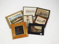 Lot 462 - A collection of pictures to include a 19th...