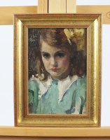 Lot 492 - Kate Elizabeth Oliver (1881-1960), portrait of...