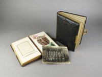 Lot 493 - Two early 20th century photograph album...