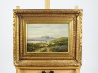 Lot 496 - British school, 19th century, sheep on a...