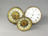 Lot 505 - Four boxes of mantel clock movements,...