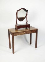 Lot 547 - A George III mahogany side table the...