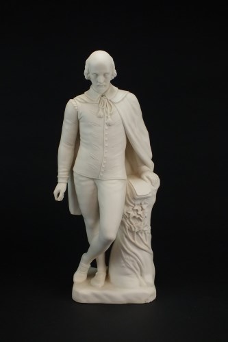 Lot 70 - A Minton parian figure of William Shakespeare...