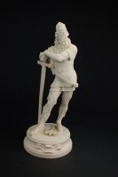 Lot 76 - A Victorian parian figure of Richard the...