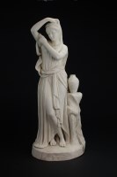 Lot 82 - An English parian figure of Ruth, circa 1860,...