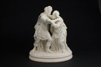Lot 94 - An English parian group of Peter and Cornelius,...