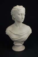 Lot 106 - A Copeland parian bust of Princess Louise by...