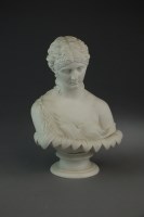 Lot 109 - A Bates, Brown-Westhead and Moore parian bust...