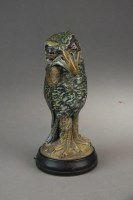 Lot 117 - A small Martin Brothers' stoneware bird jar...