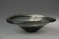 Lot 126 - A pale green studio glass bowl, mid 20th...